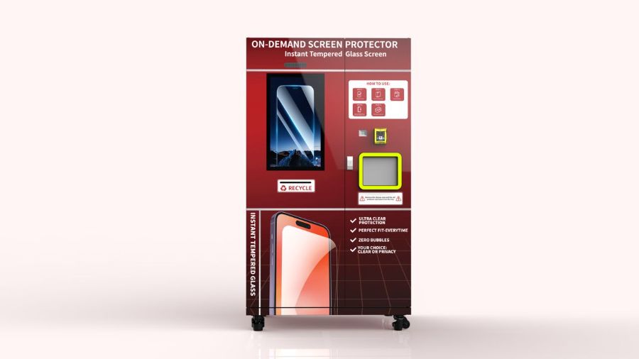 WrapidTech kiosk, front view